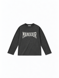 Cracked Print Longsleeve Black d'Art. Department, vue de face