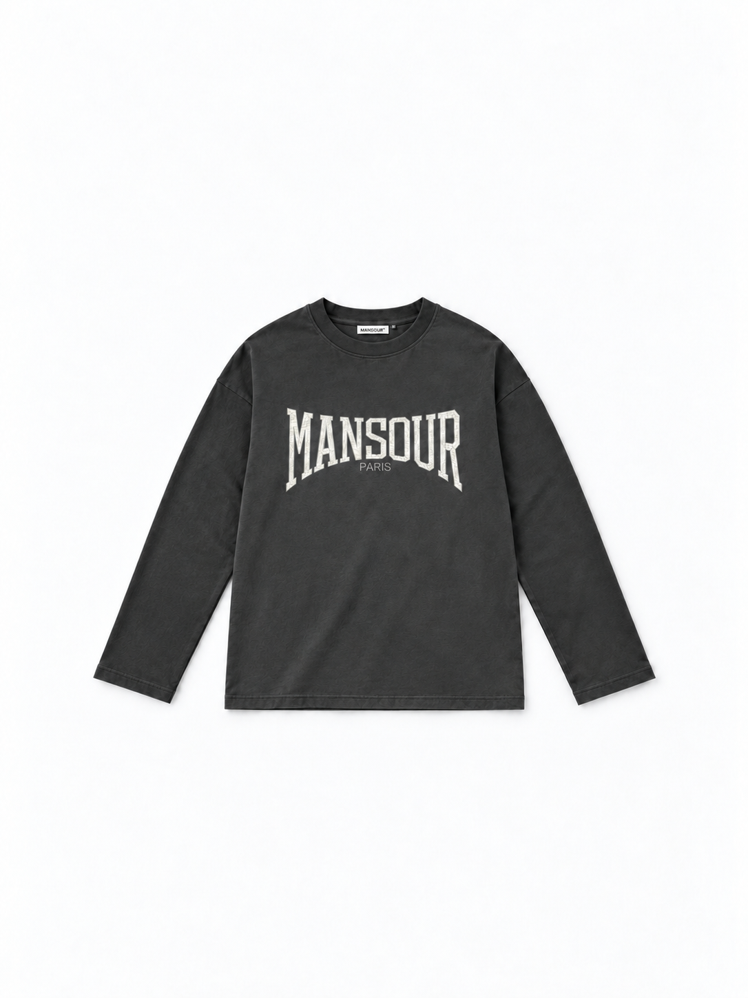 Cracked Print Longsleeve Black d'Art. Department, vue de face
