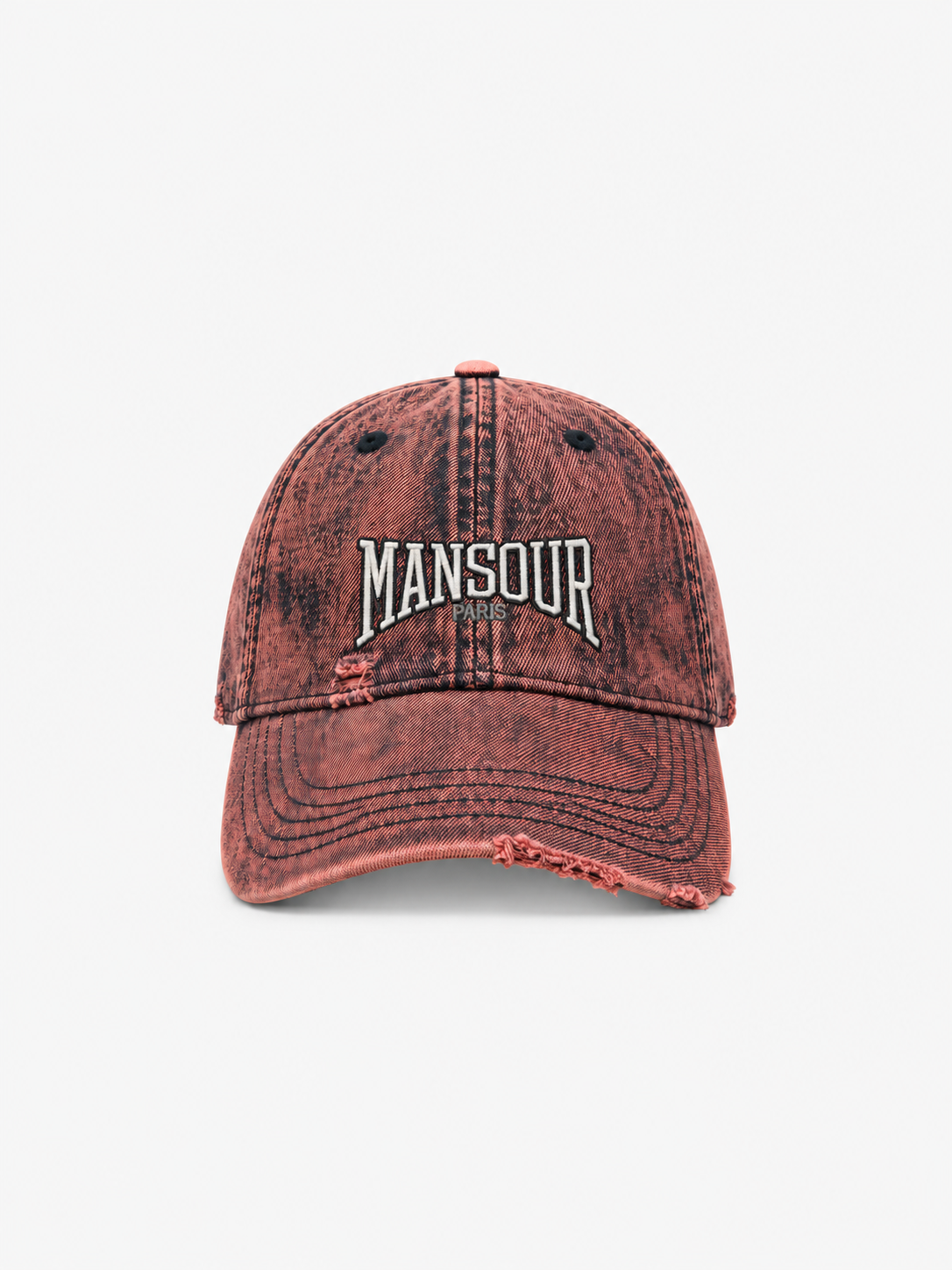 Denim Cap Purple Washed van Art. Department, voorkant