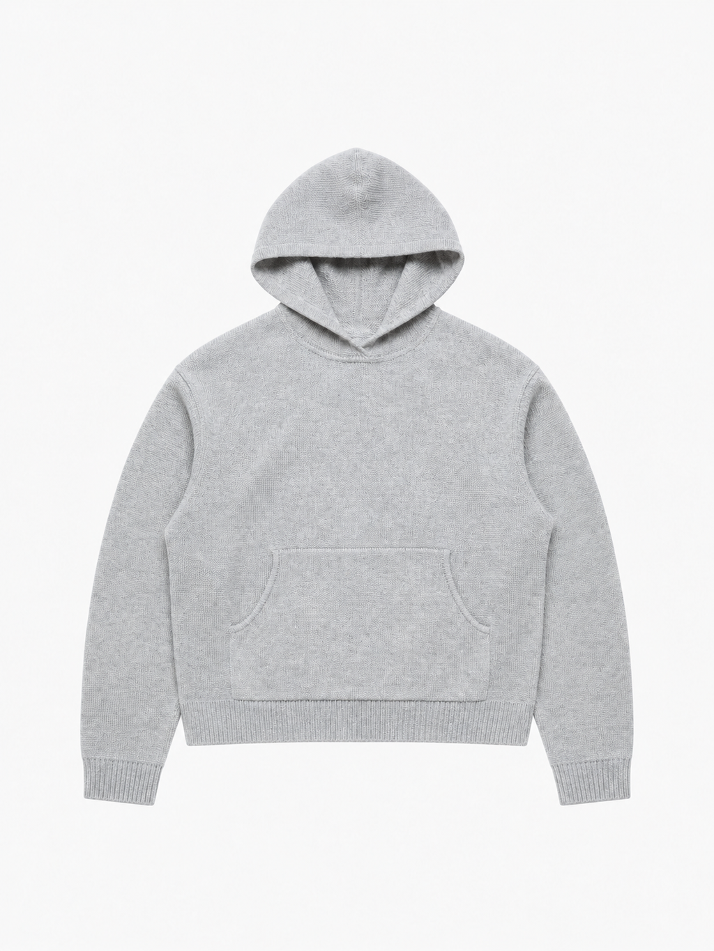 Knitted Logo Hoodie Grey von Art. Department, Vorderseite