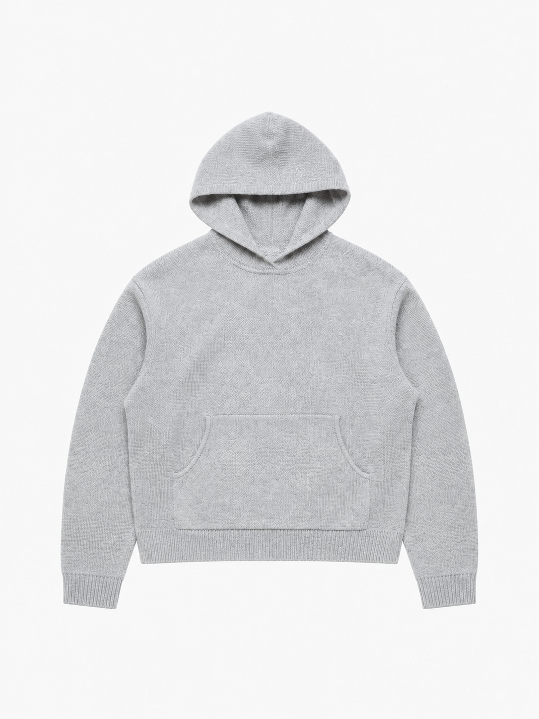 Knitted Logo Hoodie Grey von Art. Department, Vorderseite