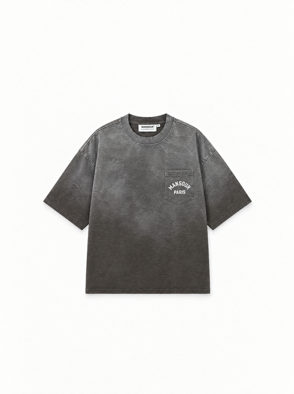 Pocket T-shirt Sprayed Black von Art. Department, Vorderseite