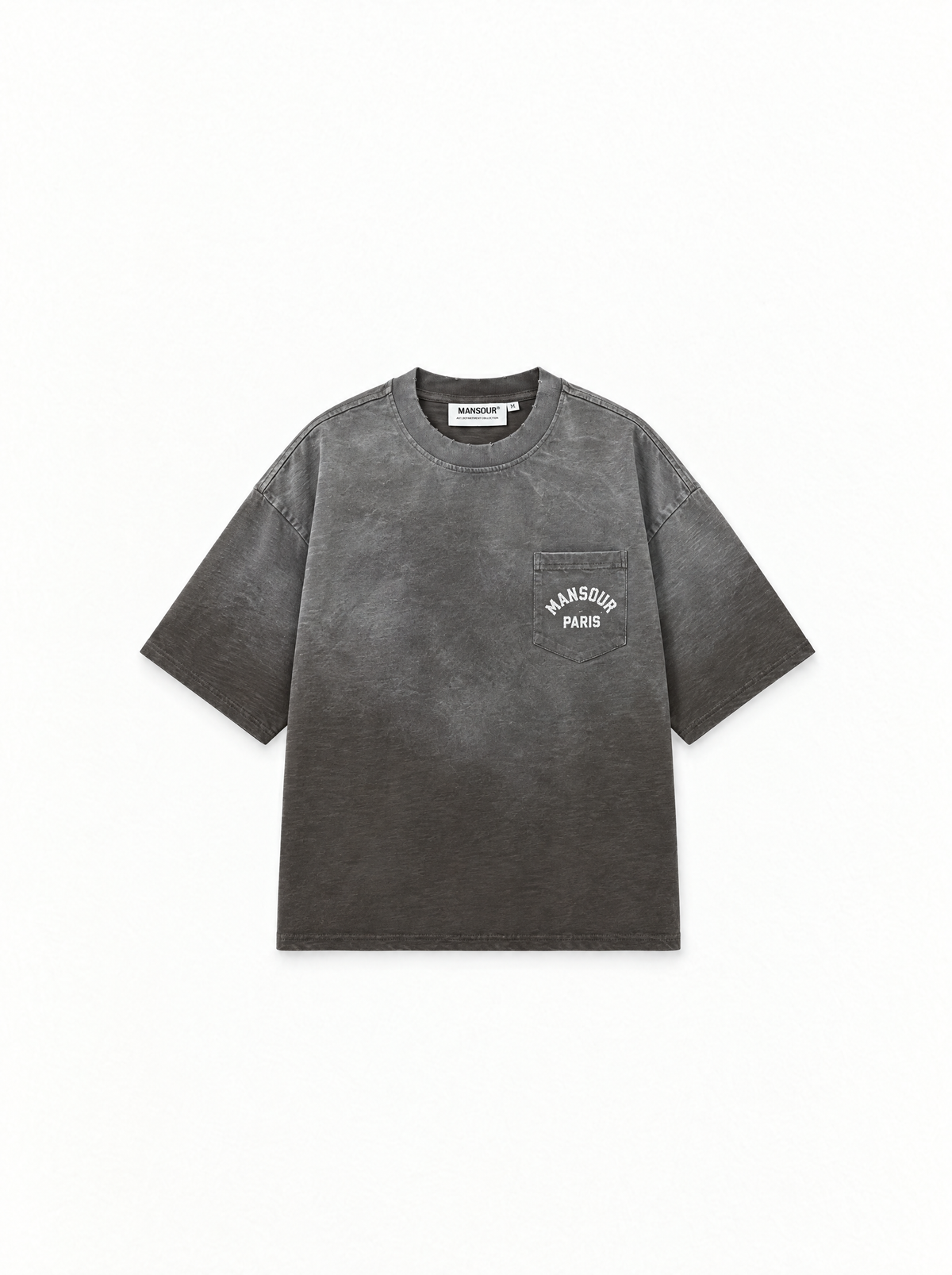 Pocket T-shirt Sprayed Black von Art. Department, Vorderseite