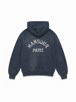 Sprayed Hoodie Blue