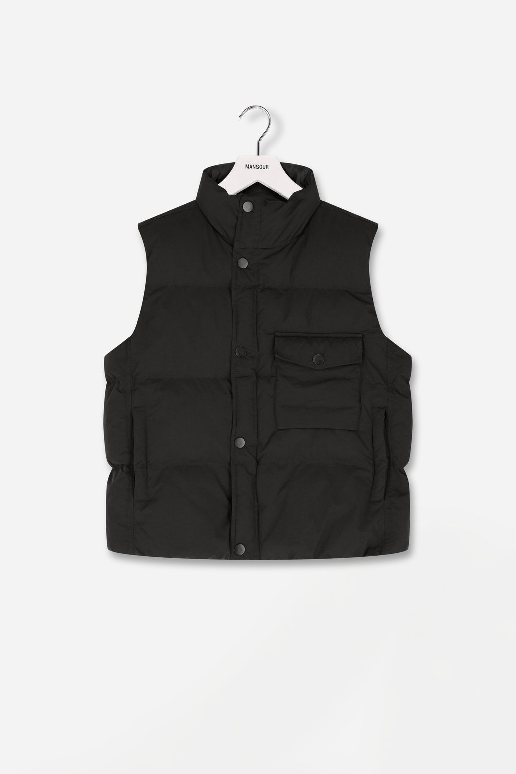 Down Vest in Nylon