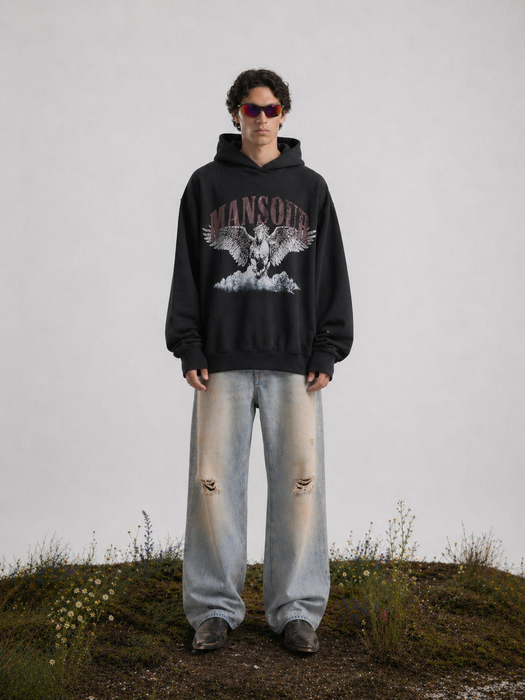 Cloud Runner Hoodie Vintage Zwart