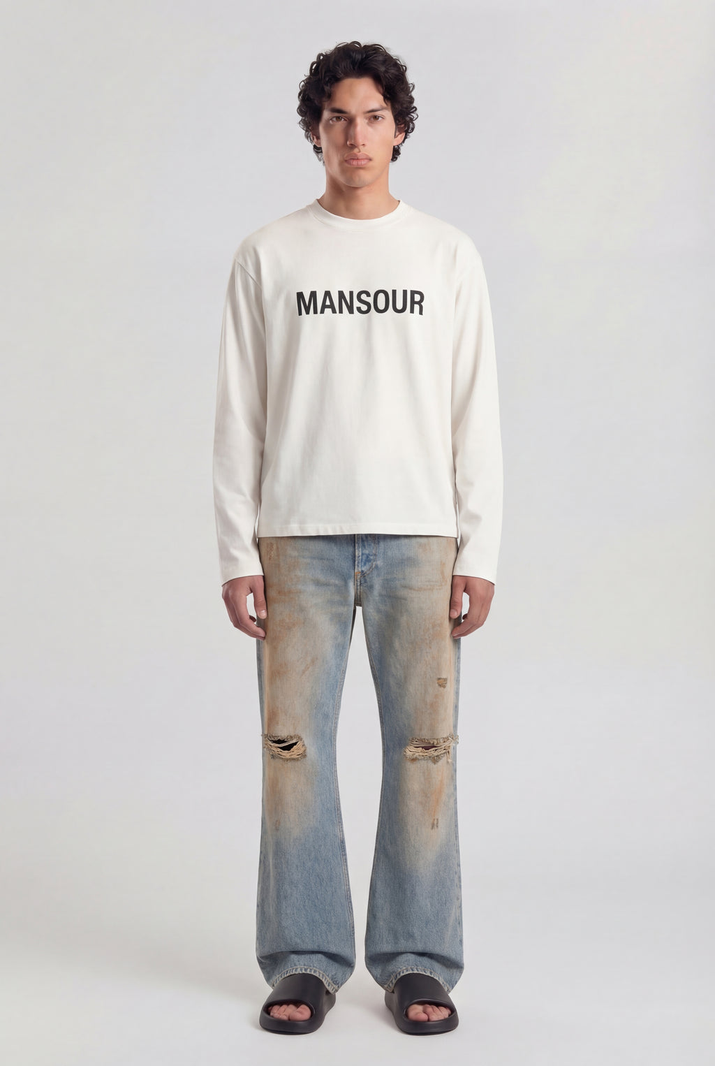 Monogram Longsleeve Cannoli Cream