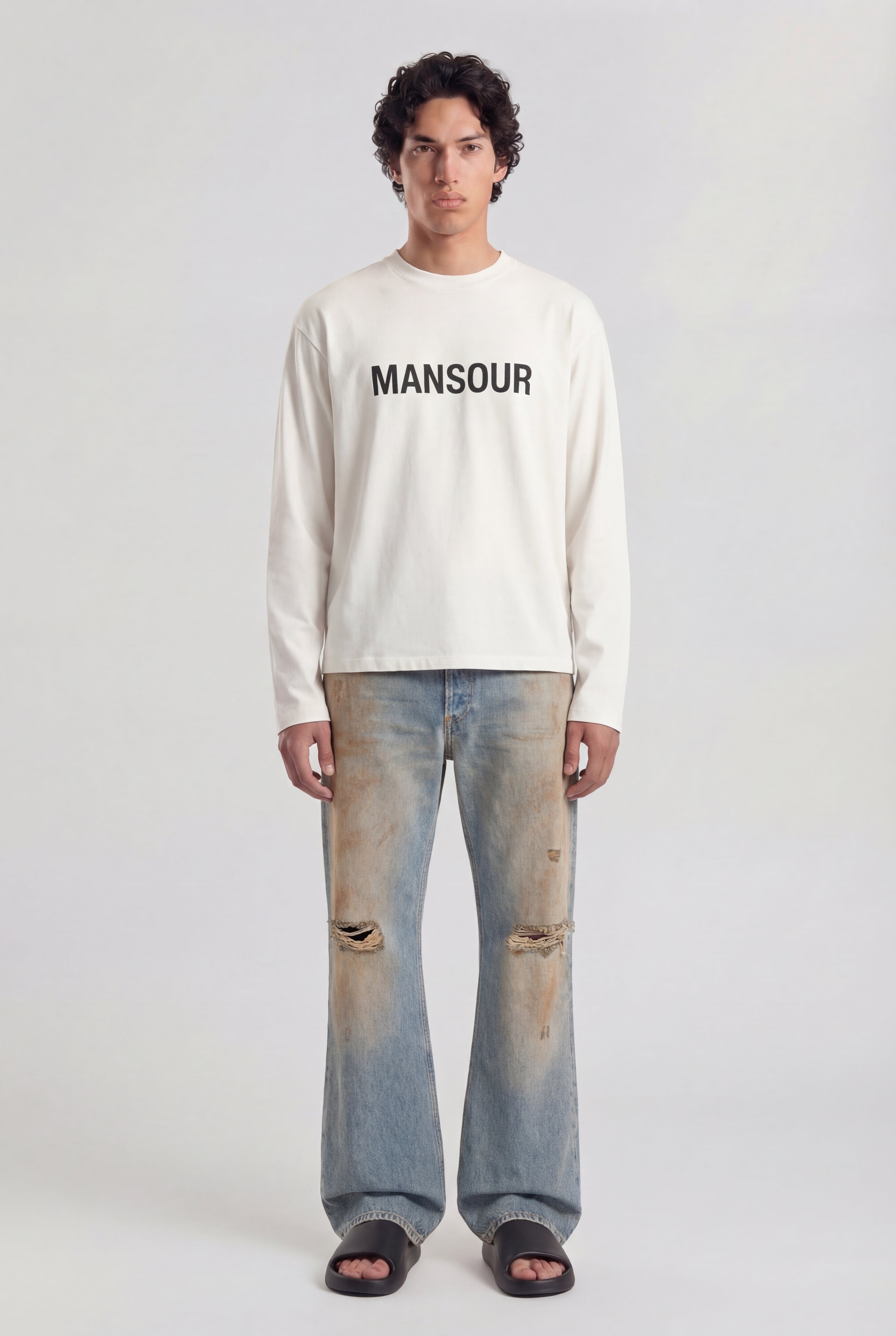 Monogram Longsleeve Cannoli Cream