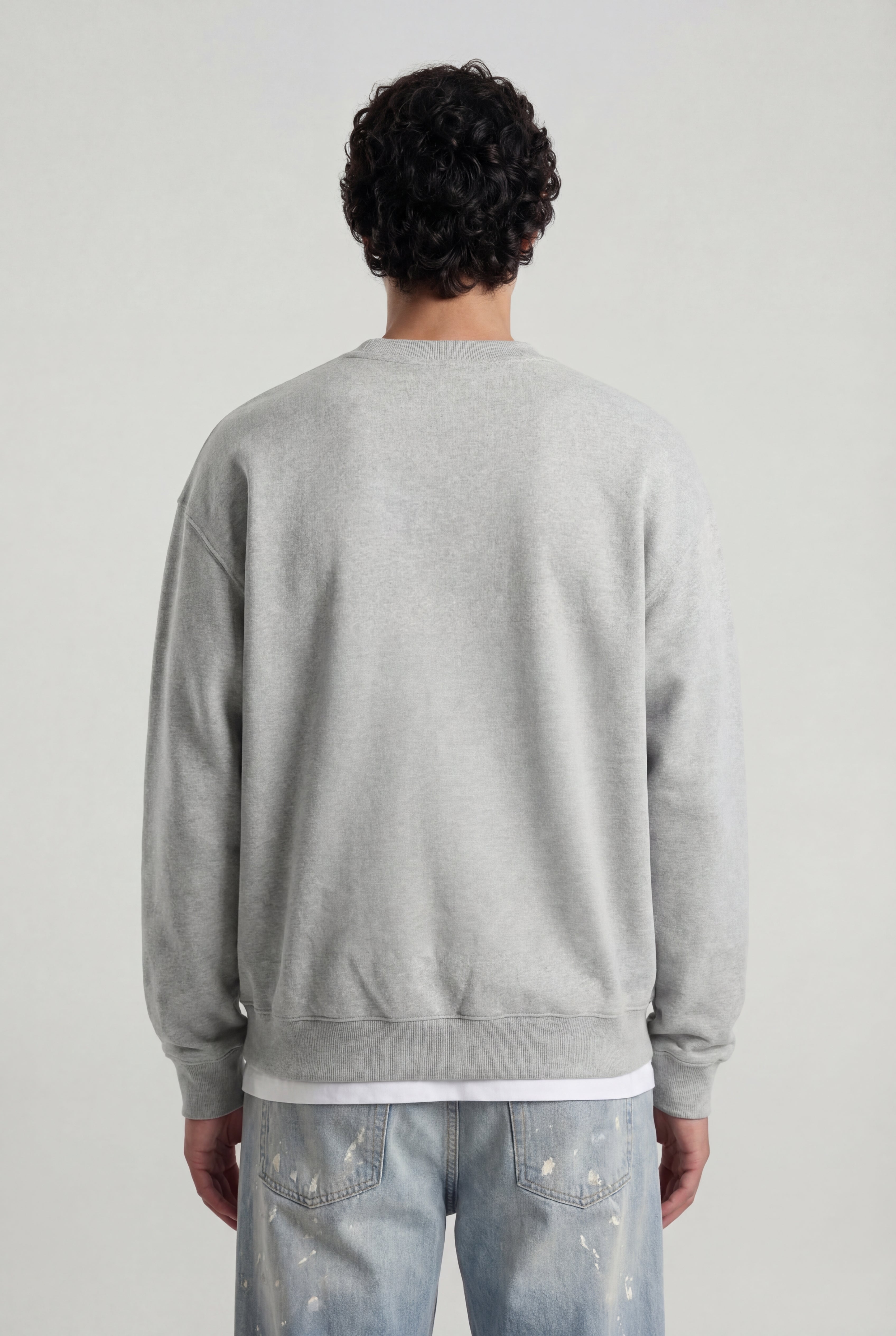 Paris College Sweater Heather Grey