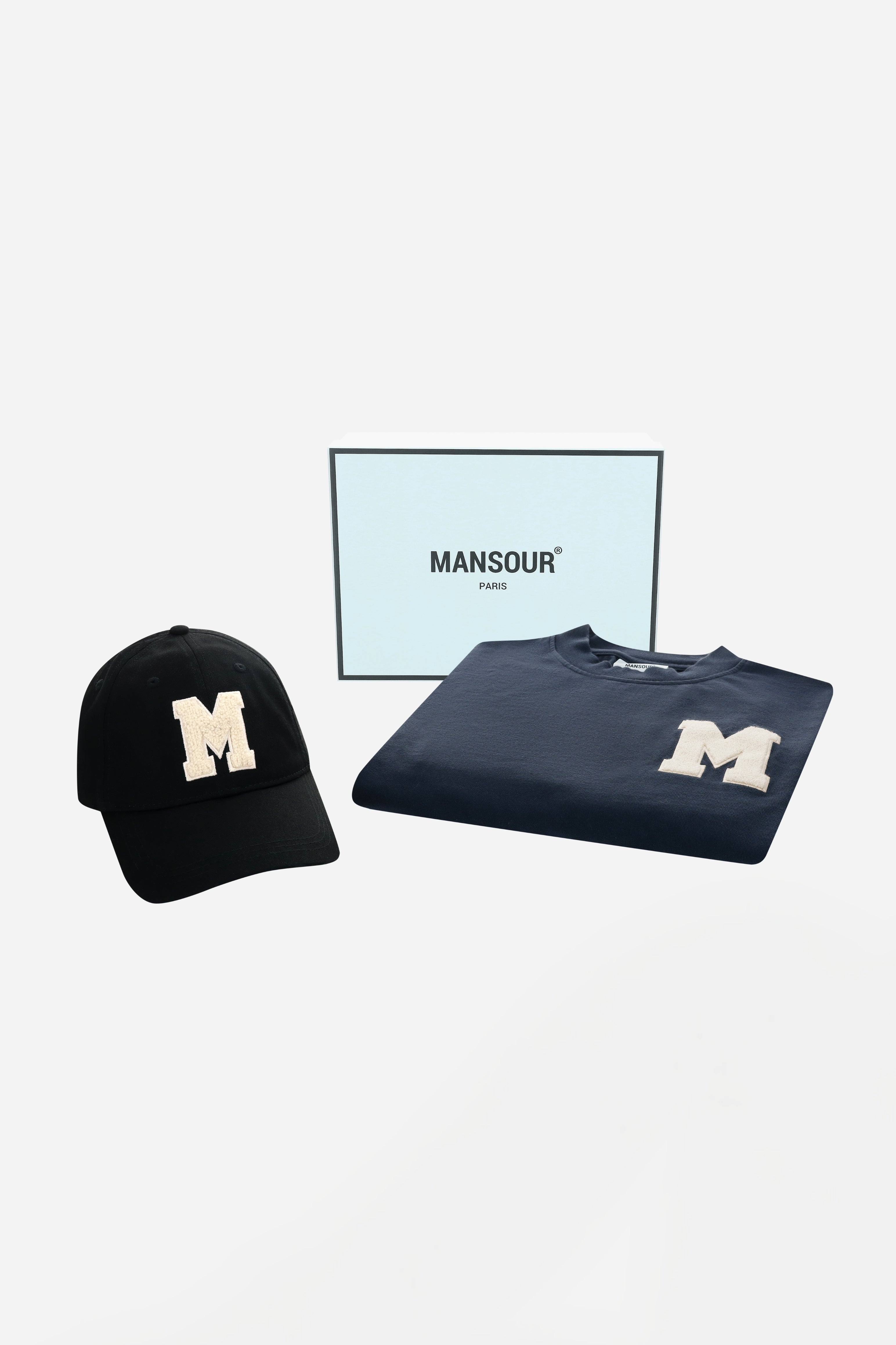 M Patch Longsleeve and M Cap