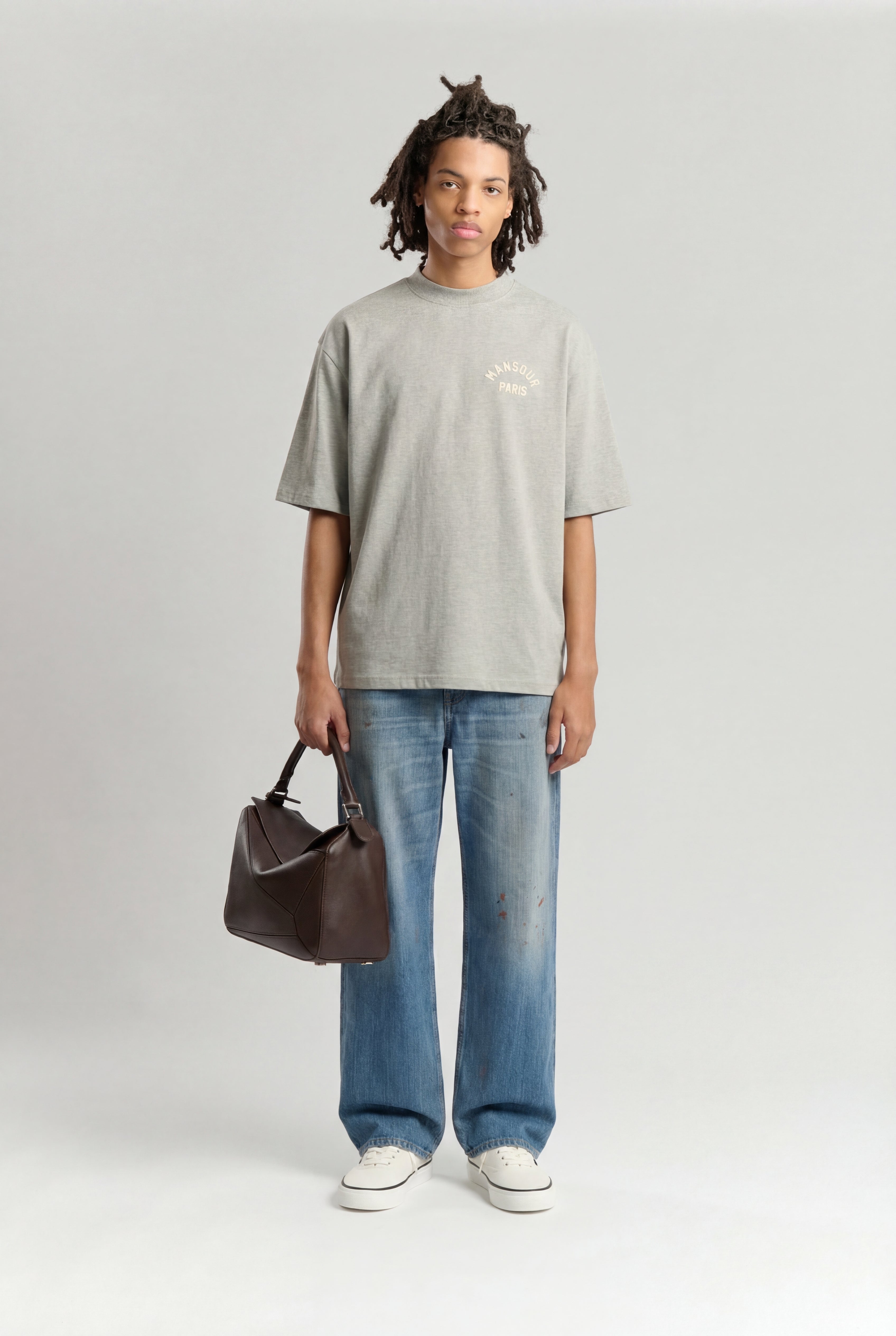 Paris College T-shirt Heather Grey