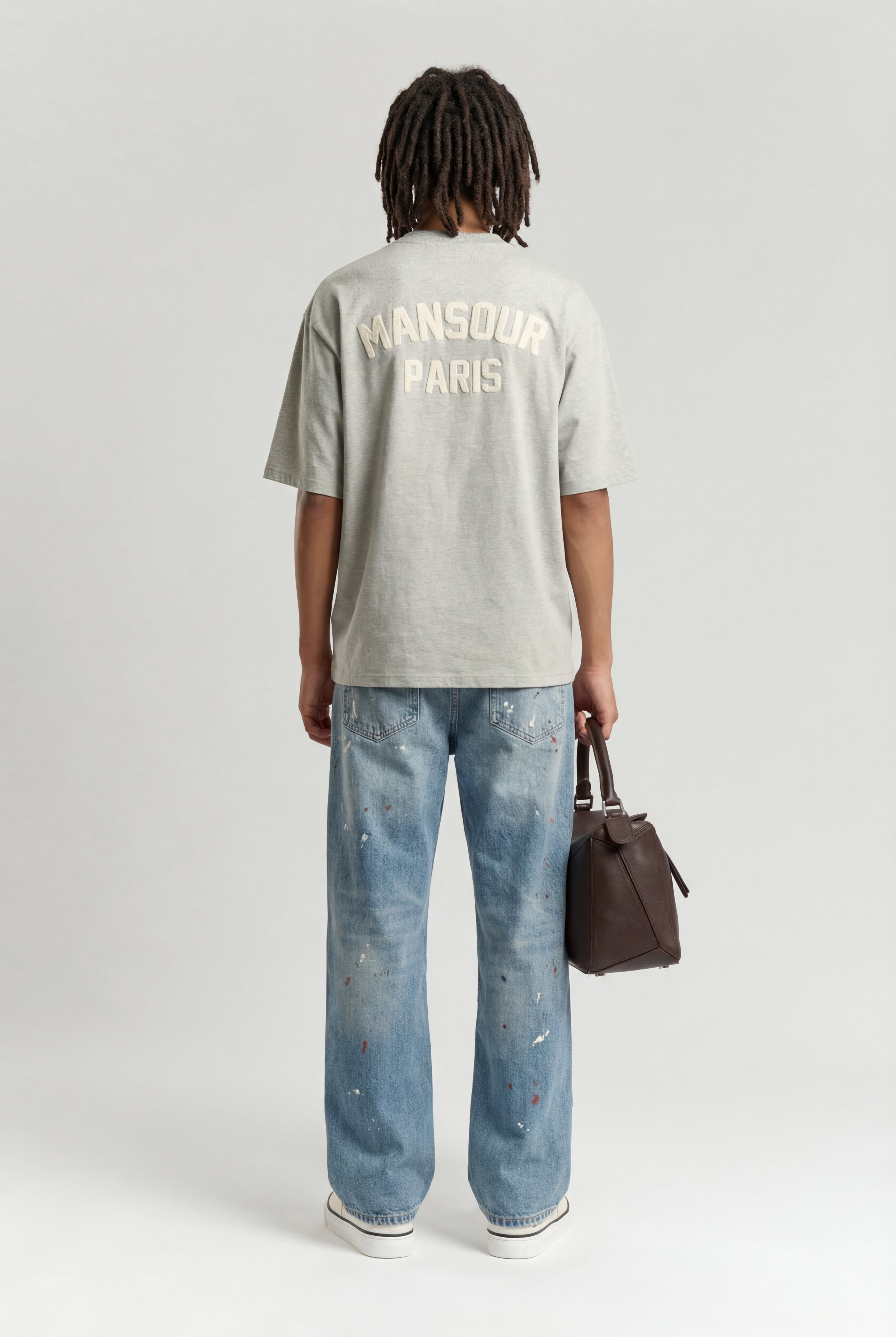 Paris College T-shirt Heather Grey