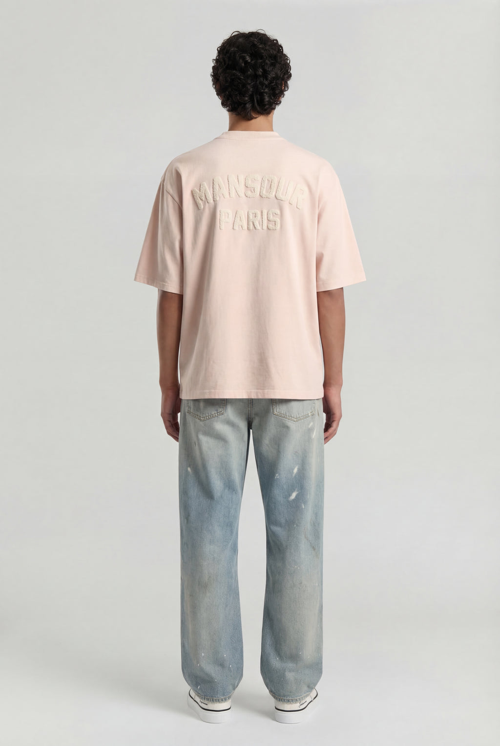 Paris College T-shirt Dusty Pink